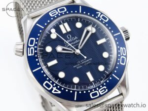 Omega Seamaster 300M 42mm James Bond 60th anniversary VSF Best Edition on Mesh Bracelet A8806 - Image 3