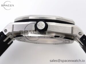 Audermars Piguet Royal Oak Offshore Diver 15710 ZF 1:1 Best Edition Black Dial on Black Rubber Strap SA3120 Super Clone V2 - Image 14