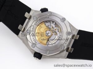 Audermars Piguet Royal Oak Offshore Diver 15710 ZF 1:1 Best Edition Black Dial on Black Rubber Strap SA3120 Super Clone V2 - Image 16