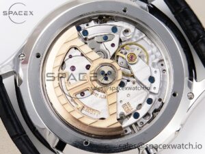 Jaeger-Lecoultre Master Ultra Thin Moon 1368420 SS ZF 1:1 Best Edition Blue Dial on Black Leather Strap SA925 Super Clone V2 - Image 16