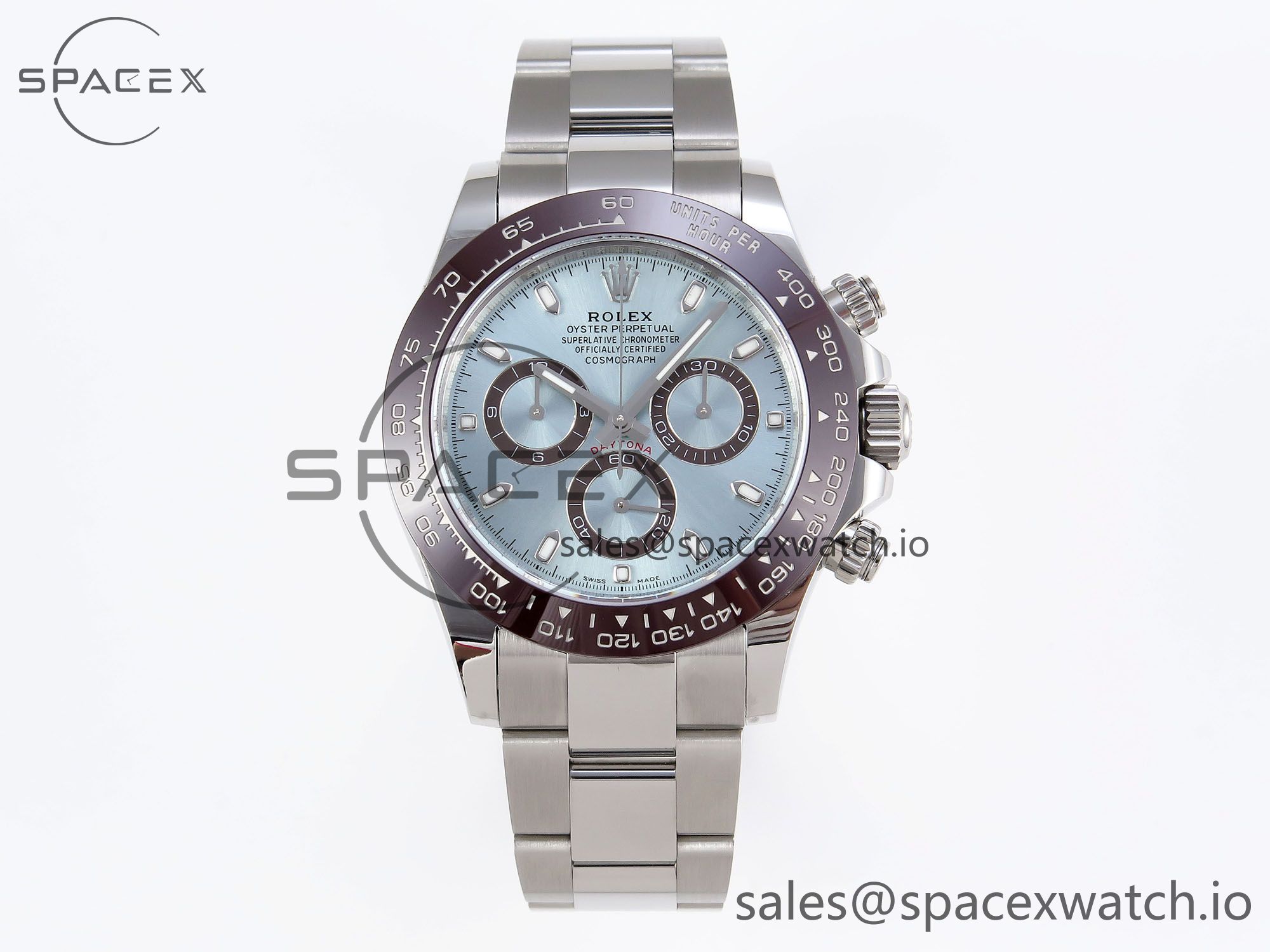 1 (20) Daytona 116506 APSF 1:1 Best Edition Ice Blue Dial on SS Bracelet SH4130 - Image 1