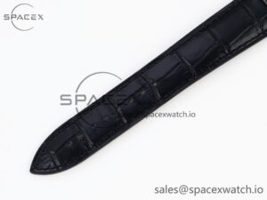 Aeger-Lecoultre Master Ultra Thin Moon 1368420 SS ZF 1:1 Best Edition White Dial on Black Leather Strap SA925 Super Clone V2 - Image 21