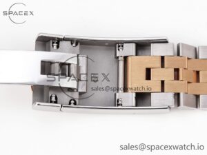 Rolex DateJust 36 SS/RG 126231 VSF 1:1 Best Edition 904L Steel Gray Textured Stick Dial on Jubilee Bracelet VS3235 - Image 30