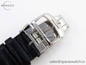 Aeger-Lecoultre Master Ultra Thin Moon 1368420 SS ZF 1:1 Best Edition White Dial on Black Leather Strap SA925 Super Clone V2 - Image 22