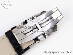 Aeger-Lecoultre Master Ultra Thin Moon 1368420 SS ZF 1:1 Best Edition White Dial on Black Leather Strap SA925 Super Clone V2 - Image 23