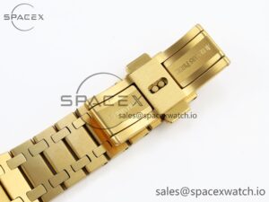 Audermars Piguet Royal Oak 39mm 15202 YG IPF 1:1 Best Edition YG Textured Dial on YG Bracelet A2121 - Image 27