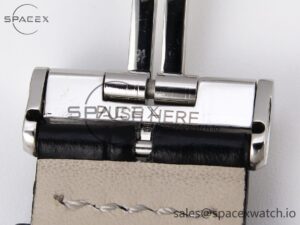 Aeger-Lecoultre Master Ultra Thin Moon 1368420 SS ZF 1:1 Best Edition White Dial on Black Leather Strap SA925 Super Clone V2 - Image 24