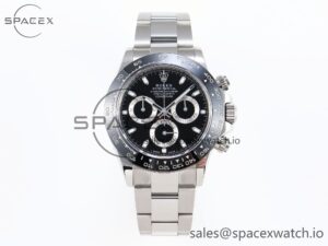 DAYTONA 116500 APSF 1:1 BEST EDITION BLACK DIAL ON SS BRACELET SH4130