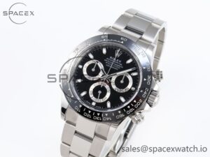 DAYTONA 116500 APSF 1:1 BEST EDITION BLACK DIAL ON SS BRACELET SH4130 - Image 4
