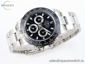 DAYTONA 116500 APSF 1:1 BEST EDITION BLACK DIAL ON SS BRACELET SH4130 - Image 6