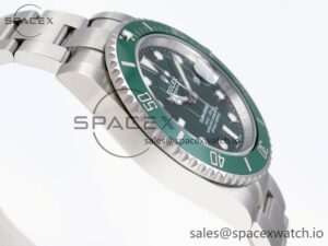 Rolex Submariner 116610 LV Green Ceramic C+S 904L 1:1 Best Edition on SS Bracelet SA3135 - Image 7