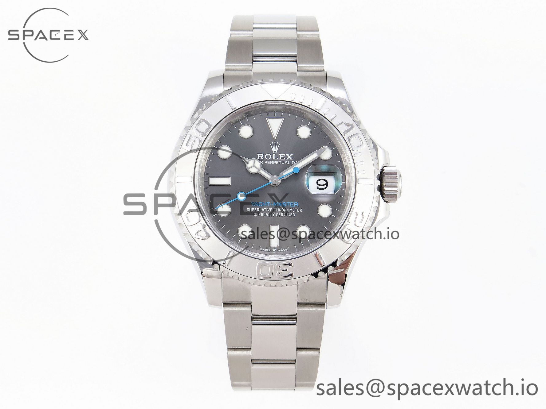 1 (40) Rolex Yacht-Master 126622 904L Steel VSF 1:1 Best Edition Gray Dial on SS Bracelet VS3235 - Image 1