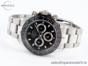 DAYTONA 116500 APSF 1:1 BEST EDITION BLACK DIAL ON SS BRACELET SH4130 - Image 5