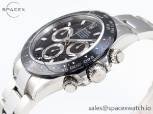 DAYTONA 116500 APSF 1:1 BEST EDITION BLACK DIAL ON SS BRACELET SH4130 - Image 7