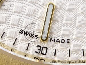 Audermars Piguet Royal Oak 39mm 15202 YG IPF 1:1 Best Edition White Textured Dial on YG Bracelet A2121 - Image 11