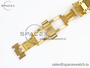 Audermars Piguet Royal Oak 39mm 15202 YG IPF 1:1 Best Edition White Textured Dial on YG Bracelet A2121 - Image 30