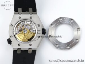 Audermars Piguet Royal Oak Offshore Diver 15710 IPF 1:1 Best Edition Black Dial on Black Rubber Strap SA3120 Super Clone - Image 17