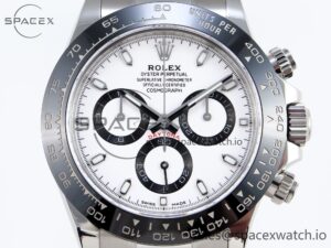 ROLEX DAYTONA 116500 APSF 1:1 BEST EDITION WHITE DIAL ON SS BRACELET SH4130 - Image 2
