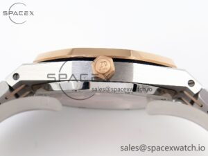 Audermars Piguet Lady Royal Oak 33mm SS/RG 8F 1:1 Best Edition White Dial on SS/RG Bracelet Swiss Quartz - Image 13