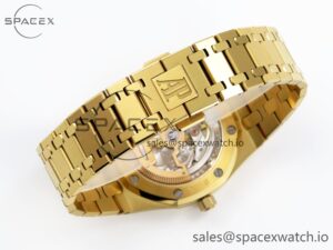 Audermars Piguet Royal Oak 39mm 15202 YG IPF 1:1 Best Edition Yellow/Brown Textured Dial on YG Bracelet A2121 - Image 15