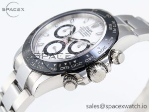 ROLEX DAYTONA 116500 APSF 1:1 BEST EDITION WHITE DIAL ON SS BRACELET SH4130 - Image 7