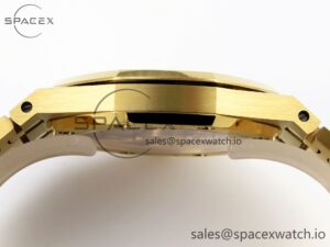 Audermars Piguet Royal Oak 39mm 15202 YG IPF 1:1 Best Edition White Textured Dial on YG Bracelet A2121 - Image 12