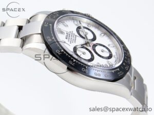 ROLEX DAYTONA 116500 APSF 1:1 BEST EDITION WHITE DIAL ON SS BRACELET SH4130 - Image 8