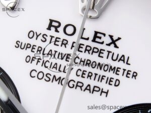 ROLEX DAYTONA 116500 APSF 1:1 BEST EDITION WHITE DIAL ON SS BRACELET SH4130 - Image 9
