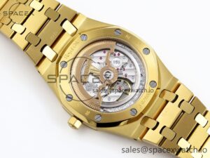 Audermars Piguet Royal Oak 39mm 15202 YG IPF 1:1 Best Edition Yellow/Brown Textured Dial on YG Bracelet A2121 - Image 17