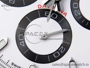 ROLEX DAYTONA 116500 APSF 1:1 BEST EDITION WHITE DIAL ON SS BRACELET SH4130 - Image 12