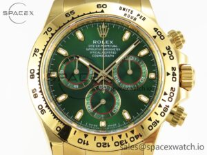 Rolex Daytona 116508 APSF 1:1 Best Edition Green Dial on YG Bracelet SH4130 - Image 2