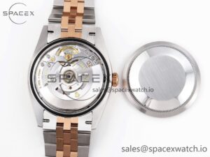 Rolex DateJust 36 SS 126231 VSF 1:1 Best Edition 904L Steel Silver Textured Diamonds Dial on Jubilee Bracelet VS3235 - Image 17