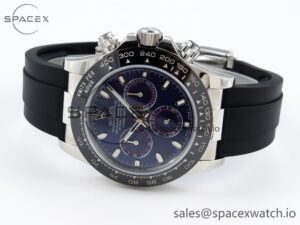 Rolex Daytona 116519 SS OMF Best Edition Blue Dial on Oysterflex Strap A7750 (Slim Movement) - Image 5