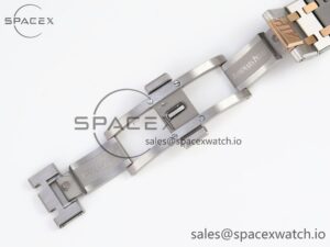 Audermars Piguet Lady Royal Oak 33mm SS/RG 8F 1:1 Best Edition White Dial on SS/RG Bracelet Swiss Quartz - Image 25