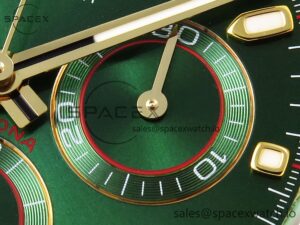 Rolex Daytona 116508 APSF 1:1 Best Edition Green Dial on YG Bracelet SH4130 - Image 11