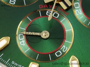 Rolex Daytona 116508 APSF 1:1 Best Edition Green Dial on YG Bracelet SH4130 - Image 12