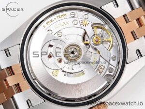 Rolex DateJust 36 SS/RG 126231 VSF 1:1 Best Edition 904L Steel Gray Textured Diamonds Dial on Jubilee Bracelet VS3235 - Image 19