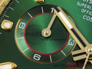 Rolex Daytona 116508 APSF 1:1 Best Edition Green Dial on YG Bracelet SH4130 - Image 13