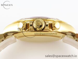 Rolex Daytona 116508 APSF 1:1 Best Edition Green Dial on YG Bracelet SH4130 - Image 15