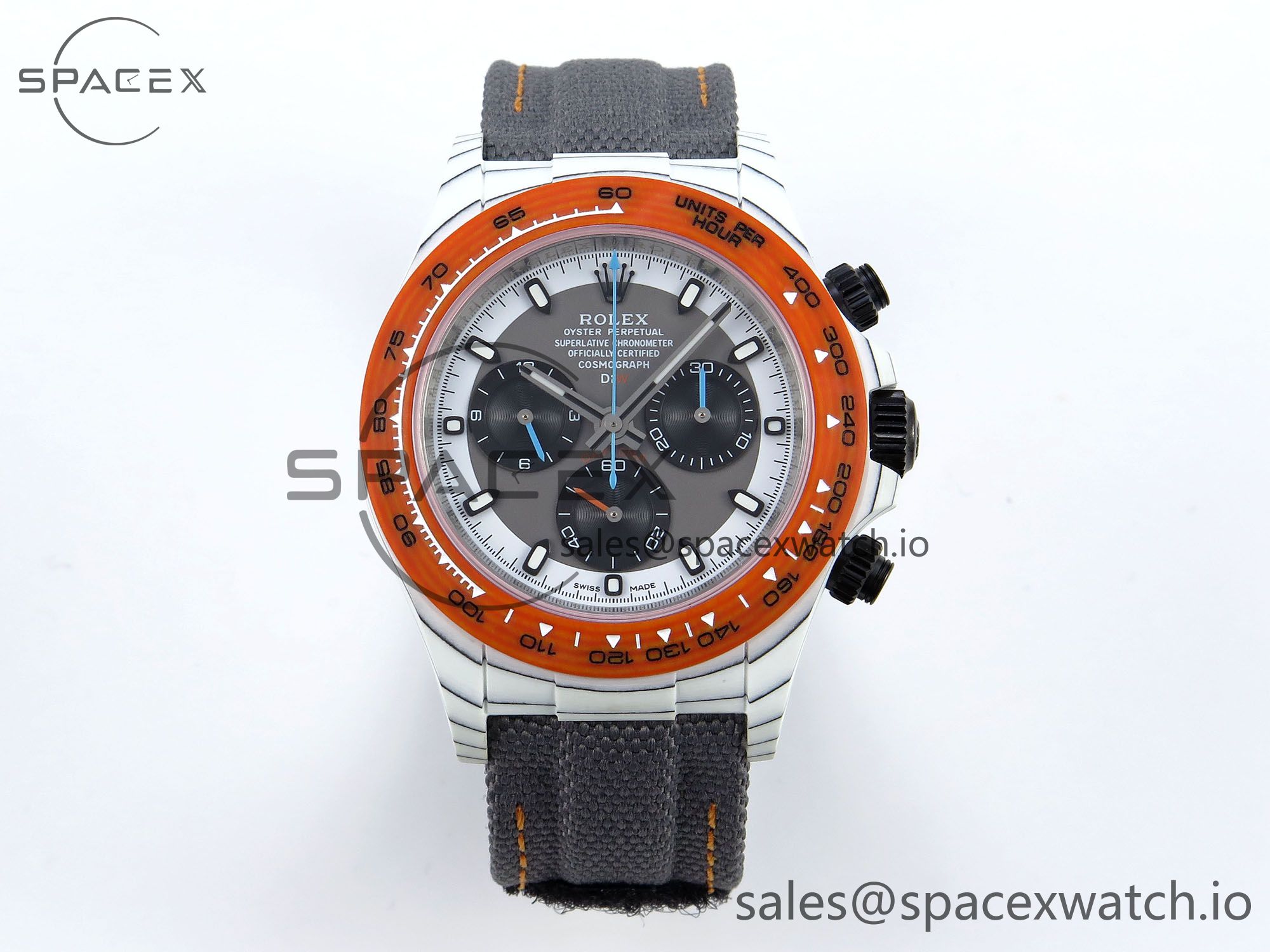1 (96) Rolex Daytona 40mm FC/NY Orange DIWF A7750 - Image 1