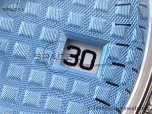 AUDEMARS PIGUET ROYAL OAK 34MM SS BF BEST EDITION ICE BLUE DIAL DIAMONDS BEZEL ON SS BRACELET A5800 - Image 10