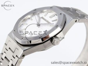 AUDEMARS PIGUET ROYAL OAK 34MM SS BF BEST EDITION WHITE DIAL ON SS BRACELET A5800 - Image 7
