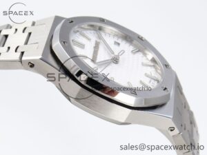 AUDEMARS PIGUET ROYAL OAK 34MM SS BF BEST EDITION WHITE DIAL ON SS BRACELET A5800 - Image 8