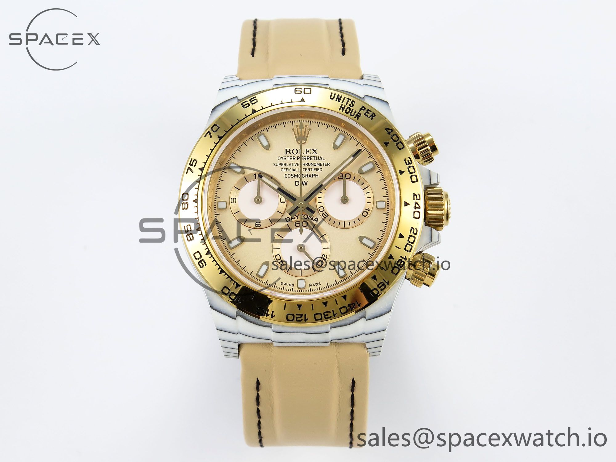 2 (152) Rolex Daytona 40mm FC/NY Rose Gold Dial NOOB SA4130 - Image 1
