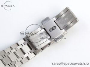 AUDEMARS PIGUET ROYAL OAK 34MM SS BF BEST EDITION BLUE DIAMONDS DIAL DIAMONDS BEZEL ON SS BRACELET A5800 - Image 24