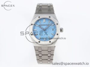 AUDEMARS PIGUET ROYAL OAK 34MM SS BF BEST EDITION ICE BLUE DIAL ON SS BRACELET A5800