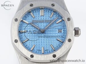 AUDEMARS PIGUET ROYAL OAK 34MM SS BF BEST EDITION ICE BLUE DIAL ON SS BRACELET A5800 - Image 2