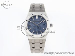 AUDEMARS PIGUET ROYAL OAK 34MM SS BF BEST EDITION BLUE DIAL ON SS BRACELET A5800