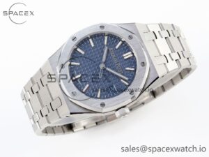 AUDEMARS PIGUET ROYAL OAK 34MM SS BF BEST EDITION BLUE DIAL ON SS BRACELET A5800 - Image 6