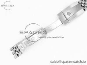 ROLEX DATEJUST 36 SS 126200 VSF 1:1 BEST EDITION 904L STEEL GRAY DIAL GREEN ROMAN ON JUBILEE BRACELET VS3235 - Image 26